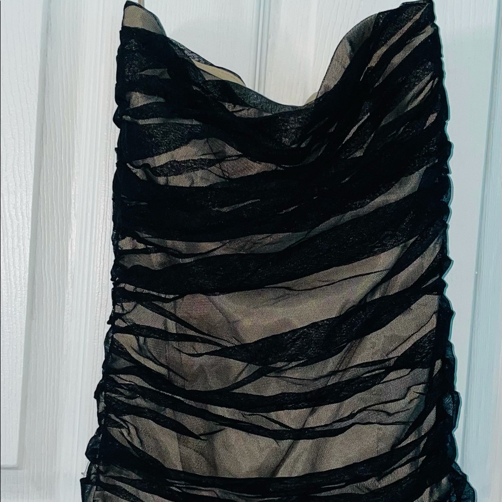 Armani Exchange Strapless mini dress!